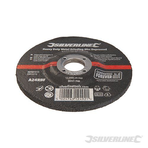 Disco reforzado para desbaste de metal 125x6x23,23mm