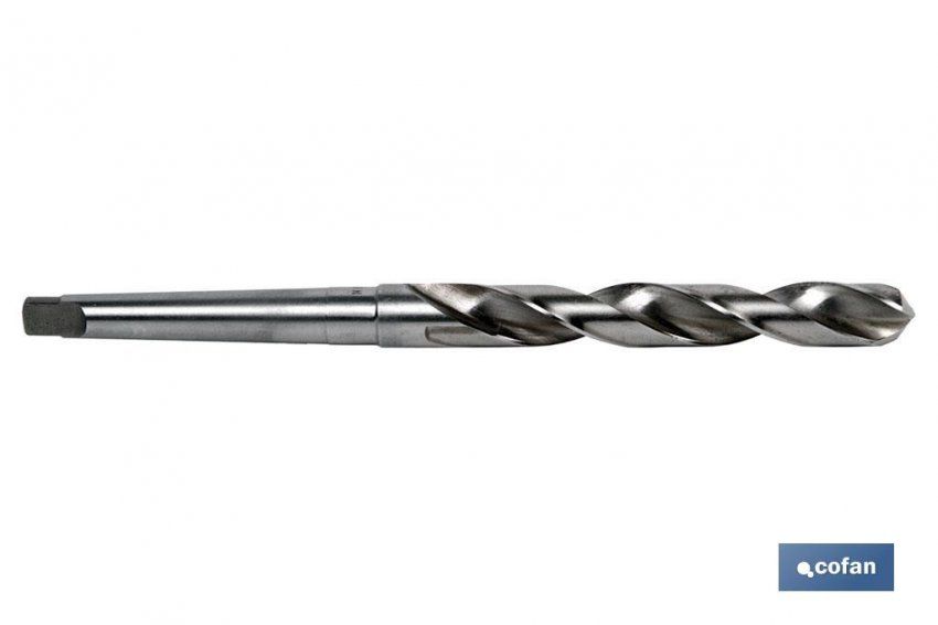 brocas mango conico cobalto hss co din 345n