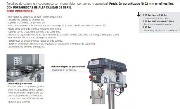 Taladro d 23 pro