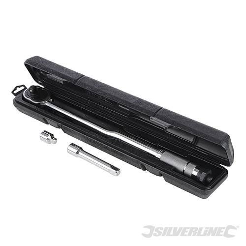 Llave dinamométrica 1/2" 28 210 Nm Silverline