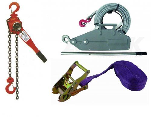 Cabestrantes, Tensores y Eslingas Cabestrantes, Tensores y Eslingas
